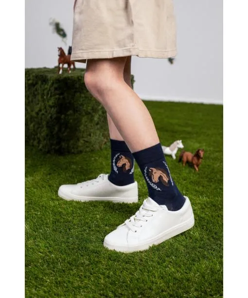 Babies and Kids Horse Kids Socks Marine FALKE Socks
