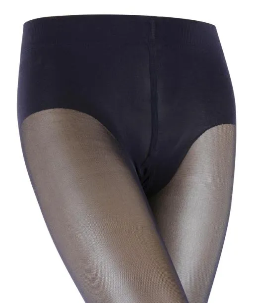 Babies and Kids Pure Matt 30 DEN Kids Tights Marine FALKE Tights and Leggings