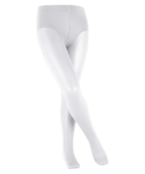 Babies and Kids Pure Matt 30 DEN Kids Tights White FALKE Tights and Leggings