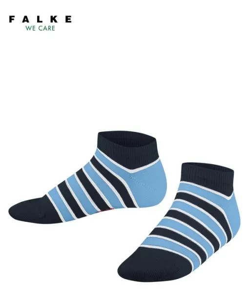 Babies and Kids Simple Stripes Kids Sneaker Socks Marine FALKE Ankle Socks
