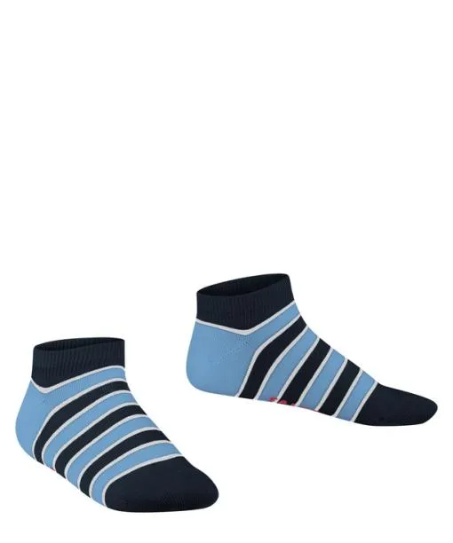 Babies and Kids Simple Stripes Kids Sneaker Socks Marine FALKE Ankle Socks