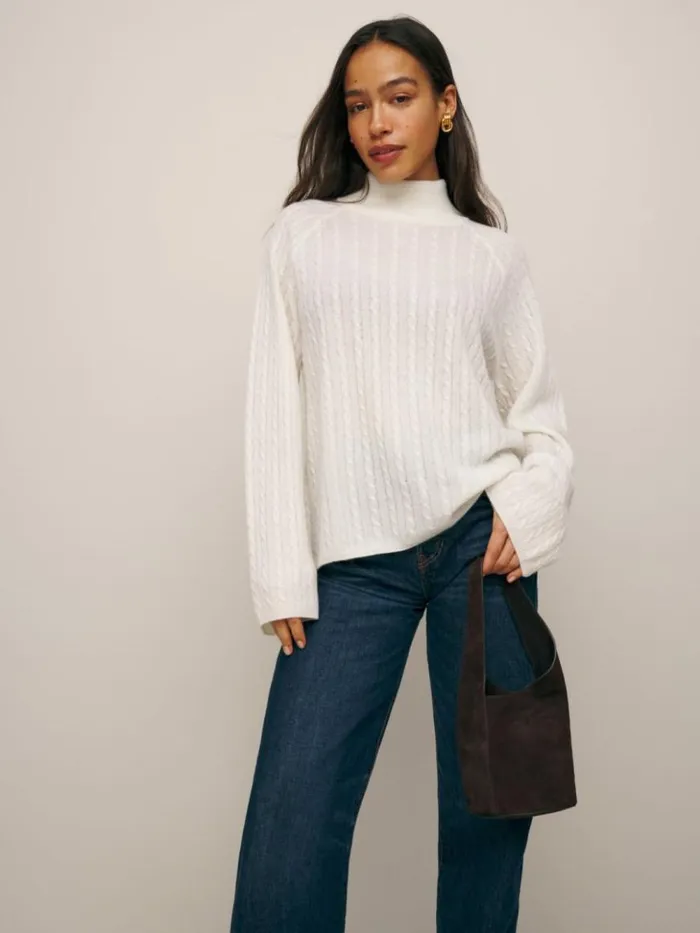 Bags The Reformation Small Silvana Bucket Bag Boss Suede