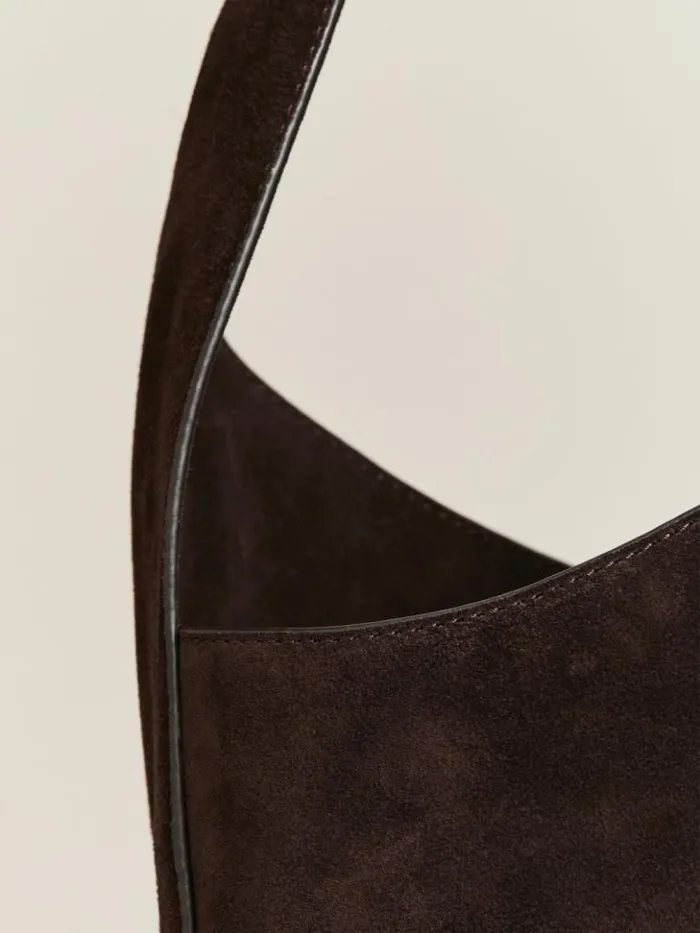 Bags The Reformation Small Silvana Bucket Bag Boss Suede