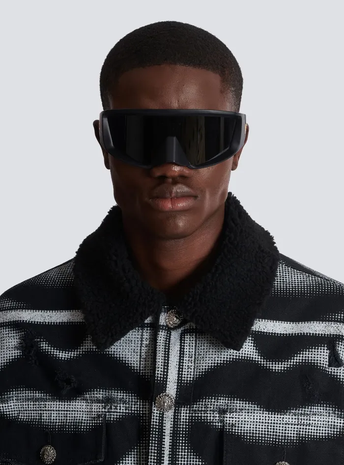 Balmain Eyewear MenWomen Espion Sunglasses Black