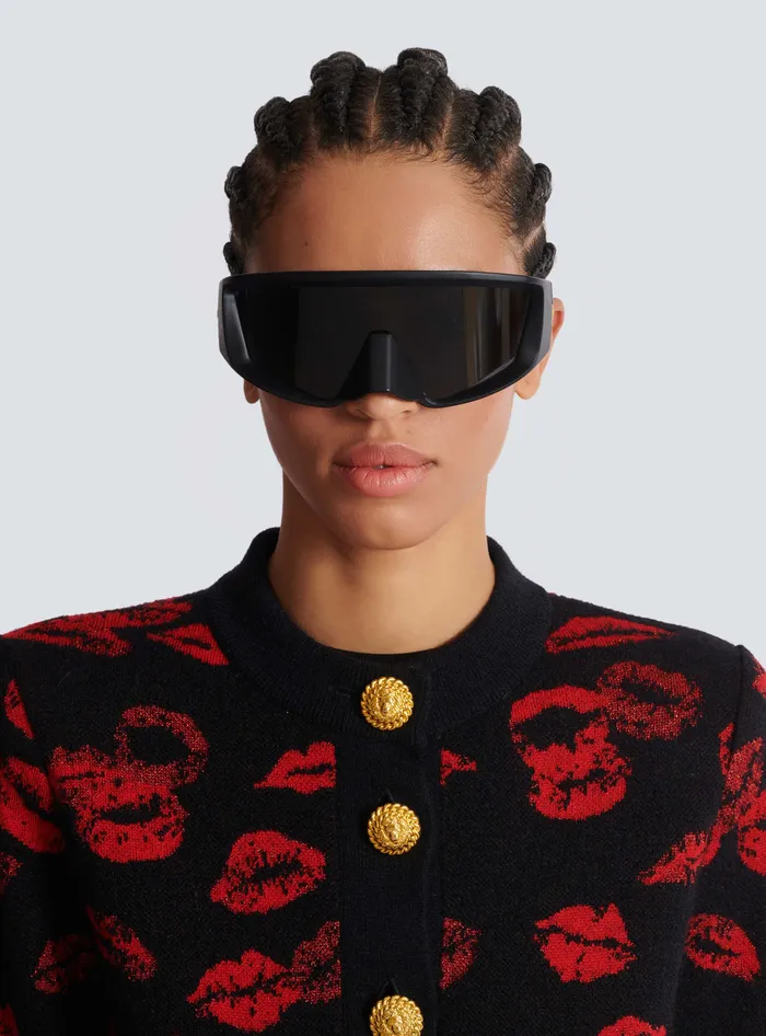 Balmain Eyewear MenWomen Espion Sunglasses Black