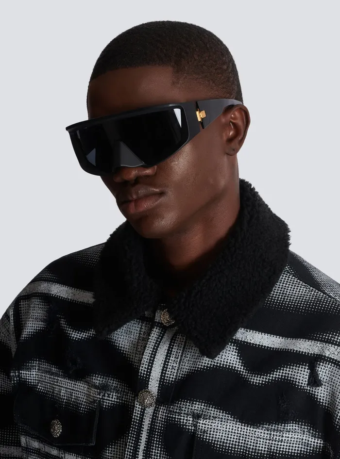 Balmain Eyewear MenWomen Espion Sunglasses Black