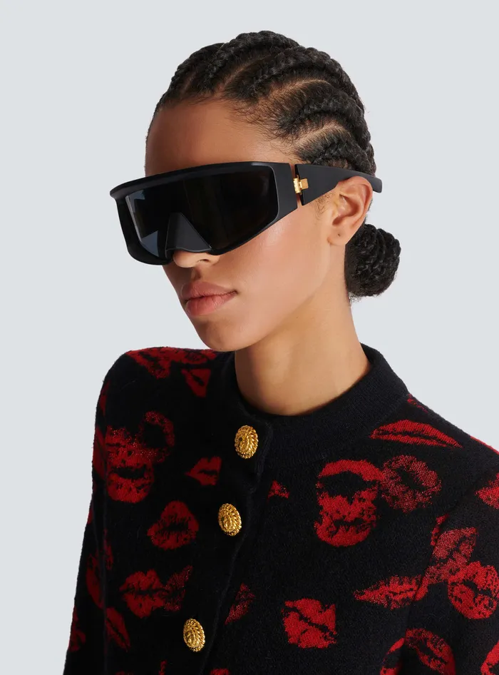 Balmain Eyewear MenWomen Espion Sunglasses Black