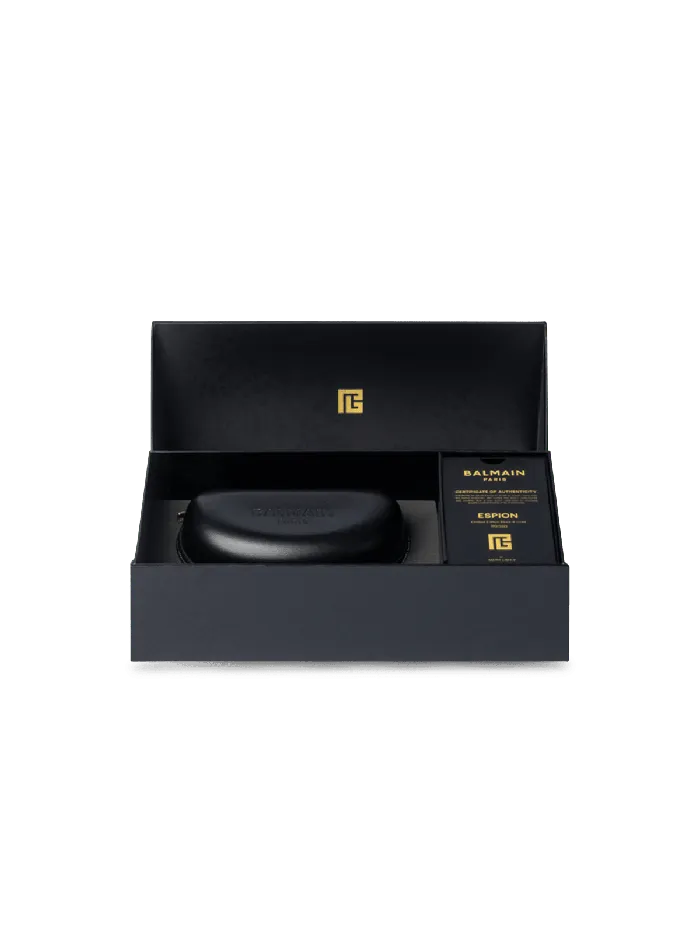 Balmain Eyewear MenWomen Espion Sunglasses Black