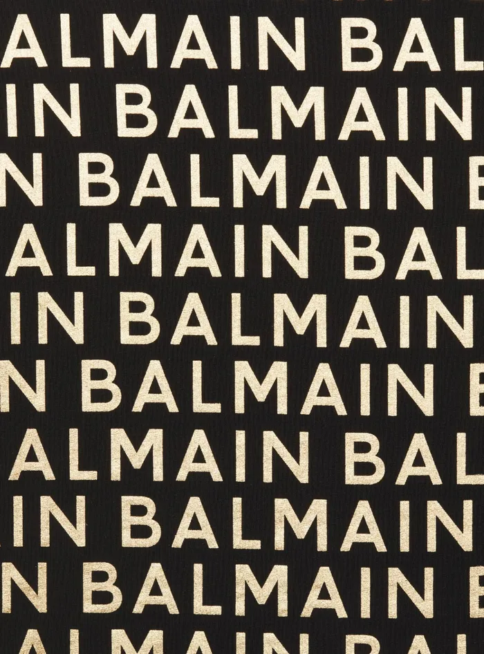 Balmain Kids Golden Tshirt Gold