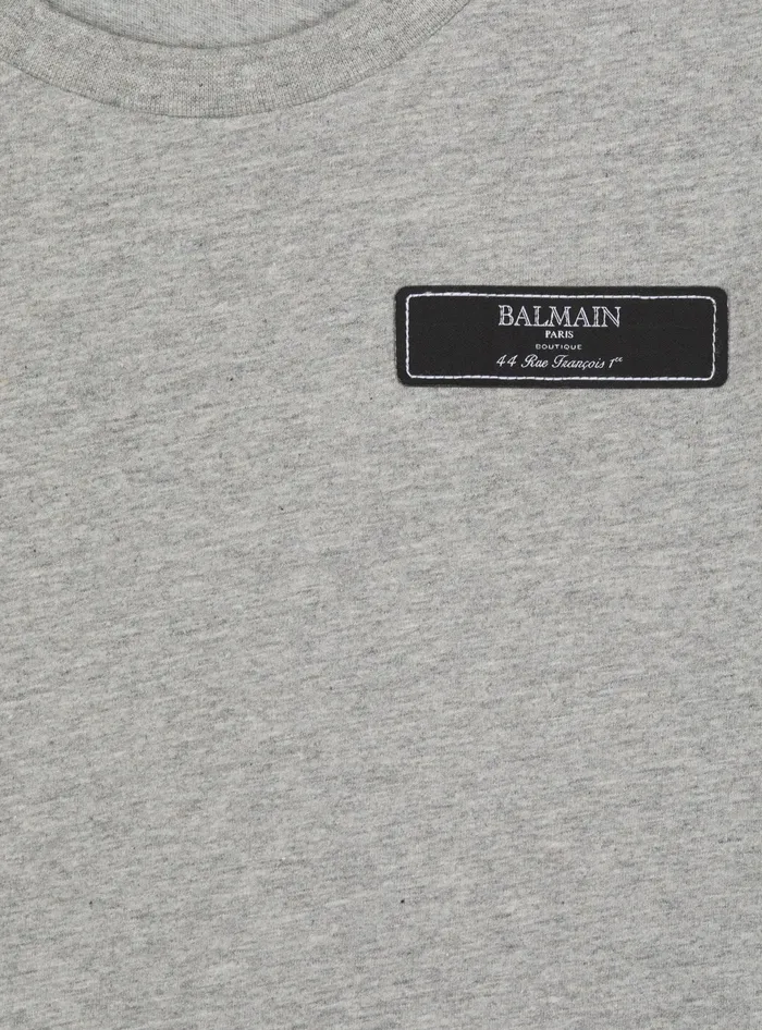 Balmain Kids Pierre Shortsleeved Tshirt Grey