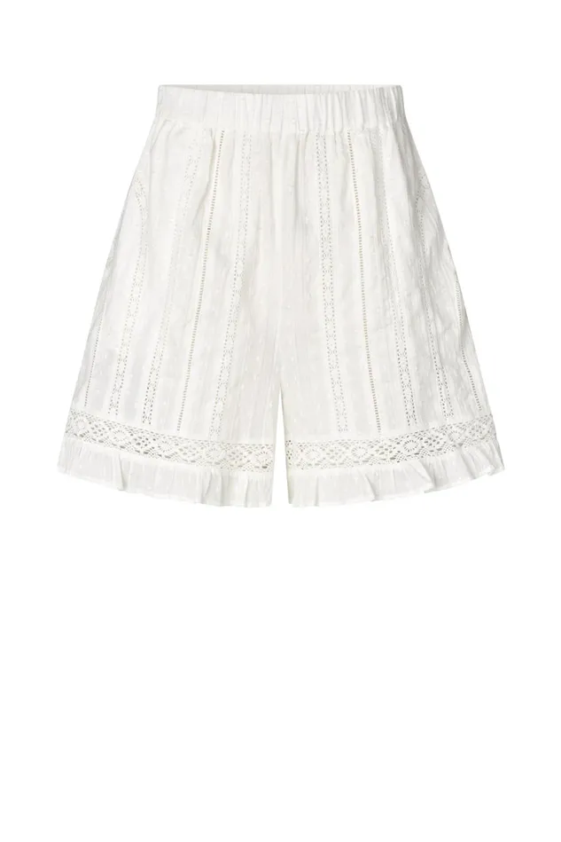 Barbera Shorts 8211 White Women Cras Skirts and Shorts