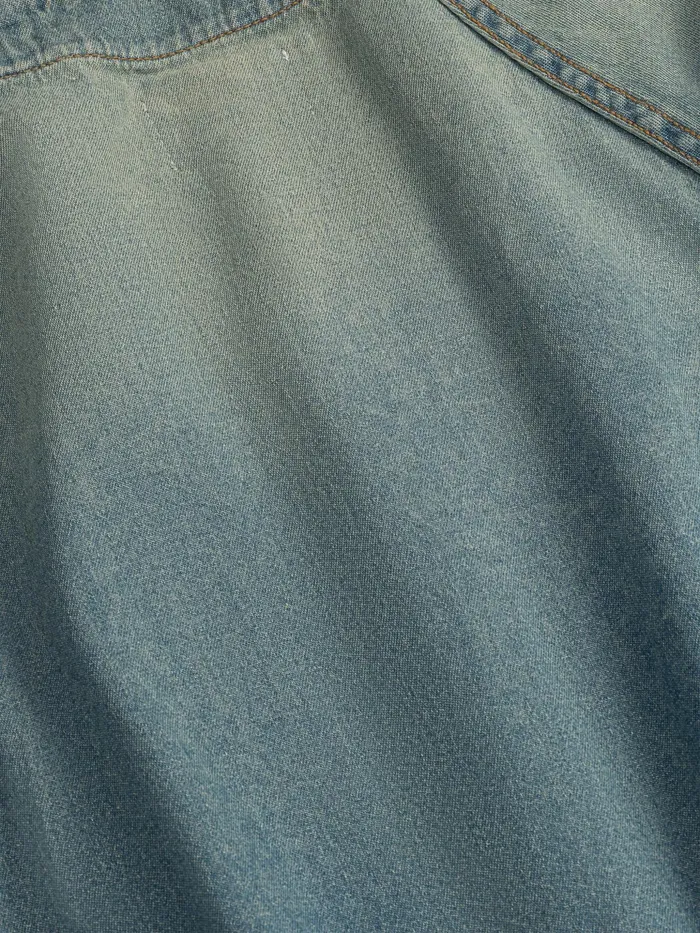 BASEBALL DENIM SHIRT Men Rhude Denim BASEBALL DENIM SHIRT Men Rhude Denim