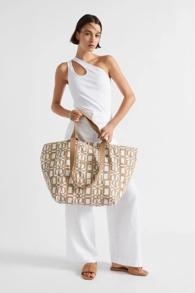 Beach Bags Woman Seed Heritage Seed Overnight Bag Barley Retro