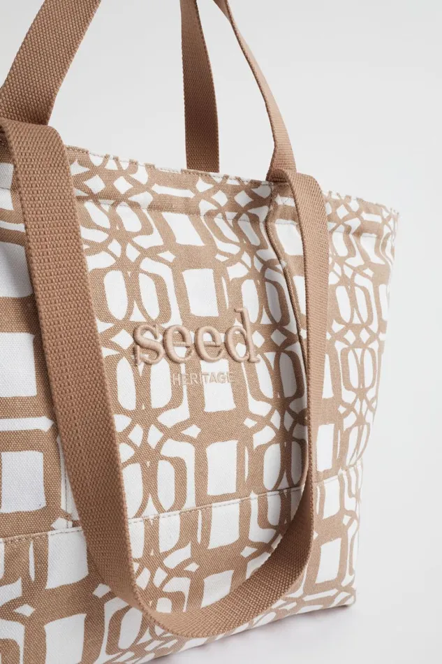 Beach Bags Woman Seed Heritage Seed Overnight Bag Barley Retro