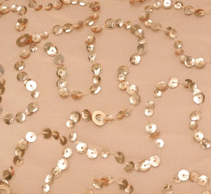 Beaded Dresses Womens Adrianna Papell HandBeaded OffTheShoulder Blouson Top In Champagne Gold