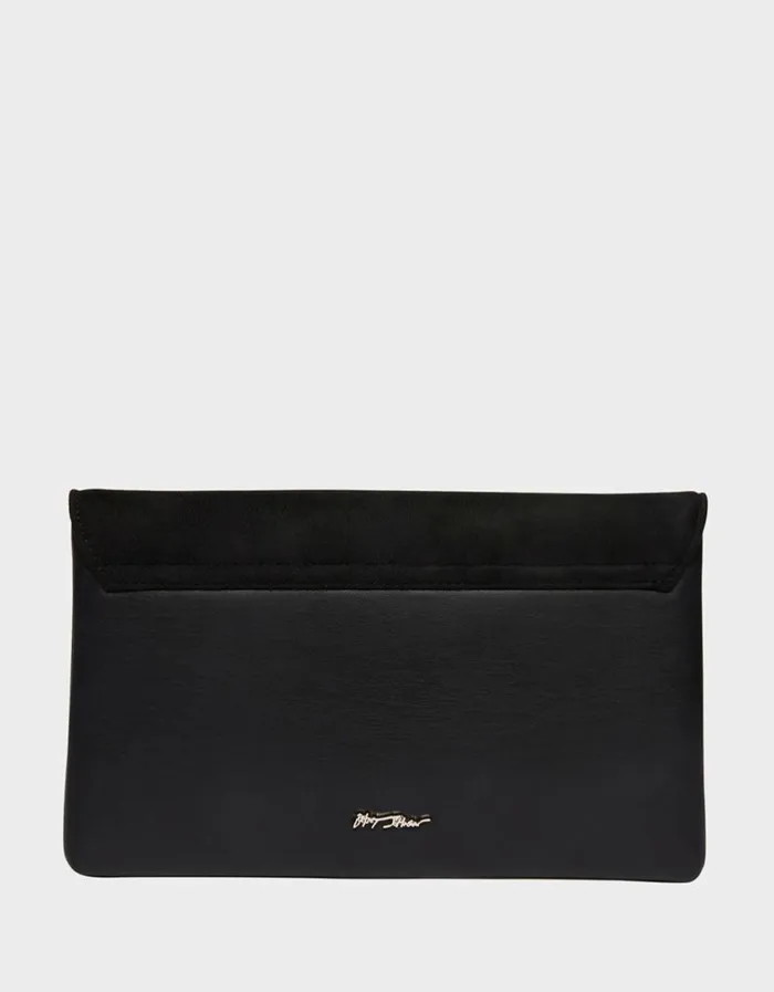 Betsey Johnson Women EMBELLISHED ENVELOPE CLUTCH BLACK Betsey Johnson Women EMBELLISHED ENVELOPE CLUTCH BLACK