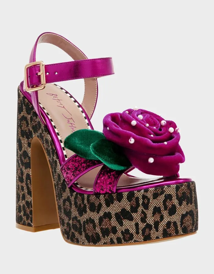 Betsey Johnson Women EUGENE LEOPARD MULTI Leopard Multi
