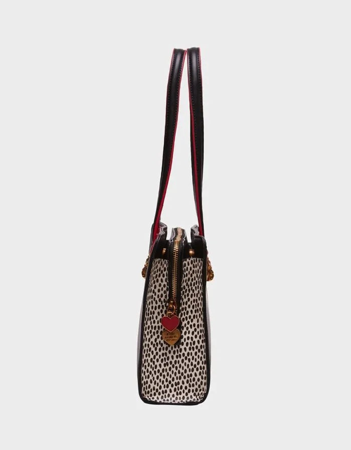 Betsey Johnson Women FRENCHIE 3 COMPARTMENT SATCHEL BLACK Betsey Johnson Women FRENCHIE 3 COMPARTMENT SATCHEL BLACK