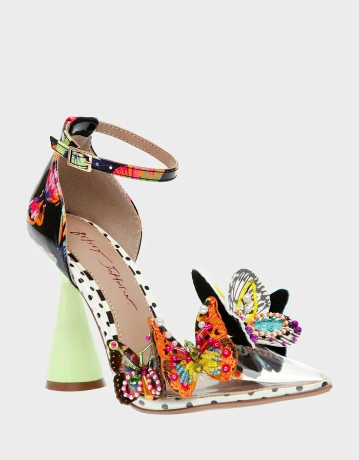 Betsey Johnson Women GIDELLE BLACK MULTI Black Multi