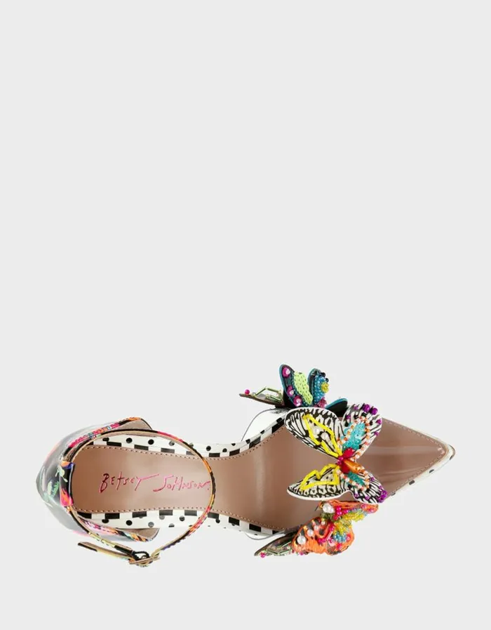 Betsey Johnson Women GIDELLE BLACK MULTI Black Multi