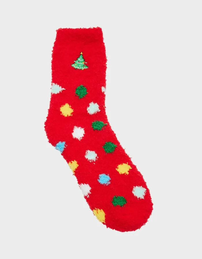 Betsey Johnson Women HOLIDAY TREE COZY THREE PACK MULTI Betsey Johnson Women HOLIDAY TREE COZY THREE PACK MULTI