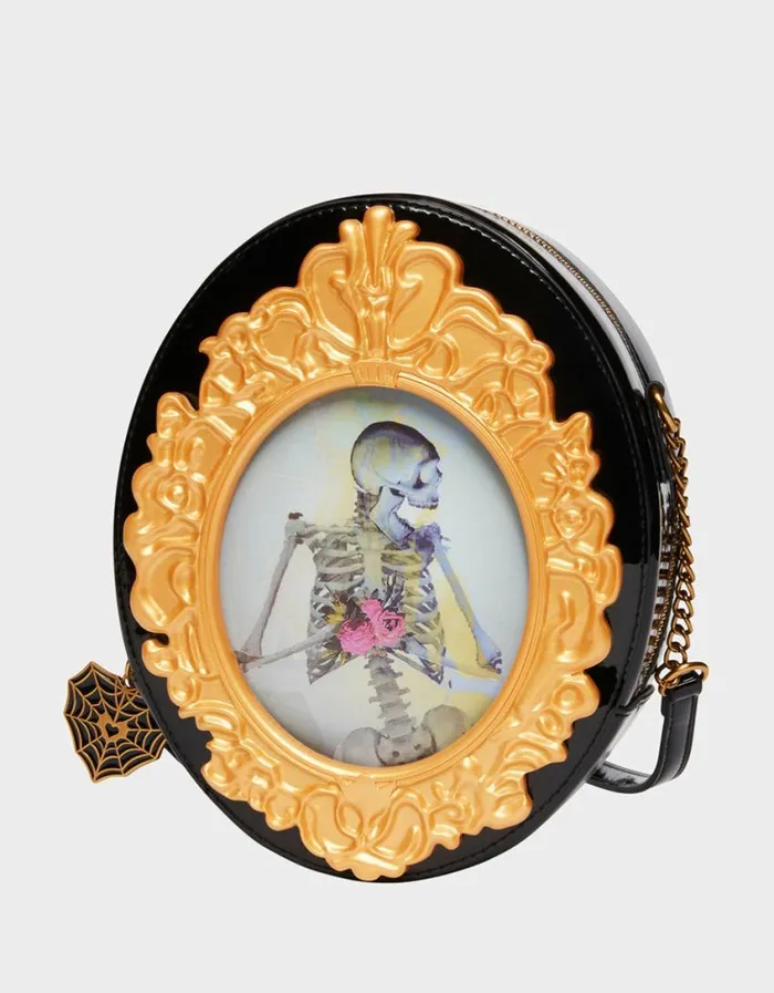 Betsey Johnson Women KITSCH GOLDEN MIRROR CROSSBODY BLACK Betsey Johnson Women KITSCH GOLDEN MIRROR CROSSBODY BLACK
