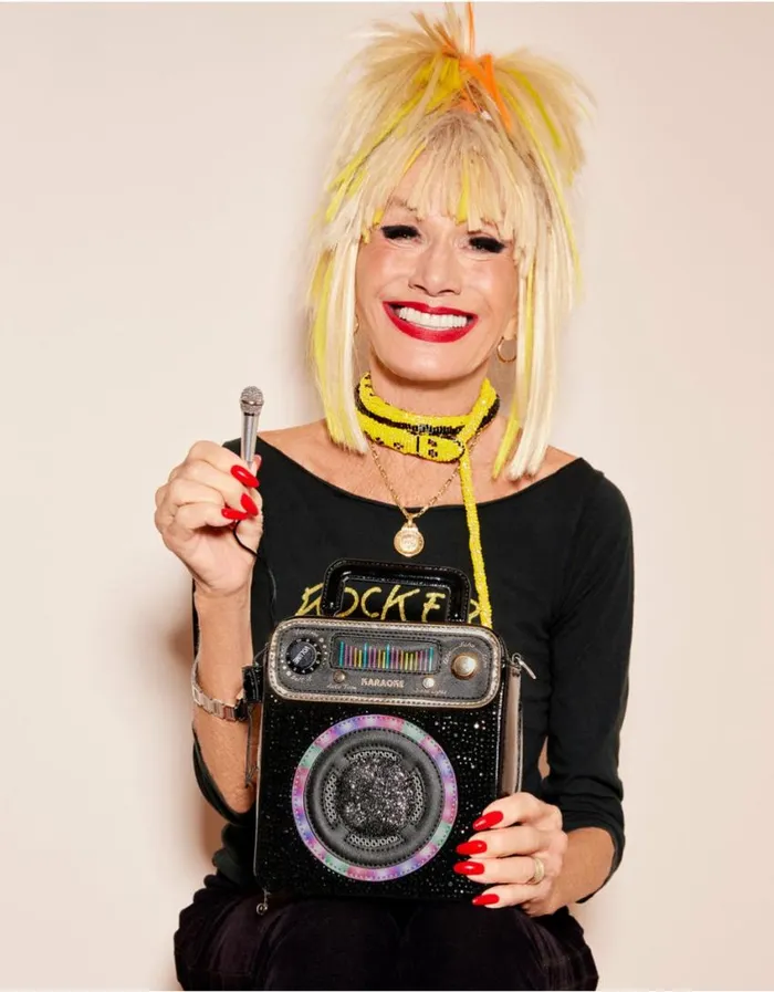 Betsey Johnson Women KITSCH KARAOKE BAG BLACK Betsey Johnson Women KITSCH KARAOKE BAG BLACK