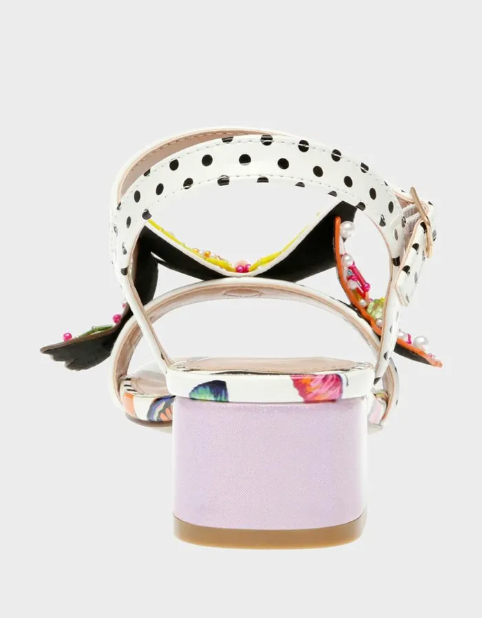 Betsey Johnson Women LOTTY WHITE BUTTERFLY White Butterfly