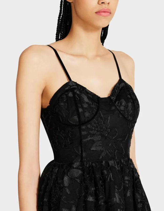 Betsey Johnson Women LUCIA MINI DRESS BLACK Black