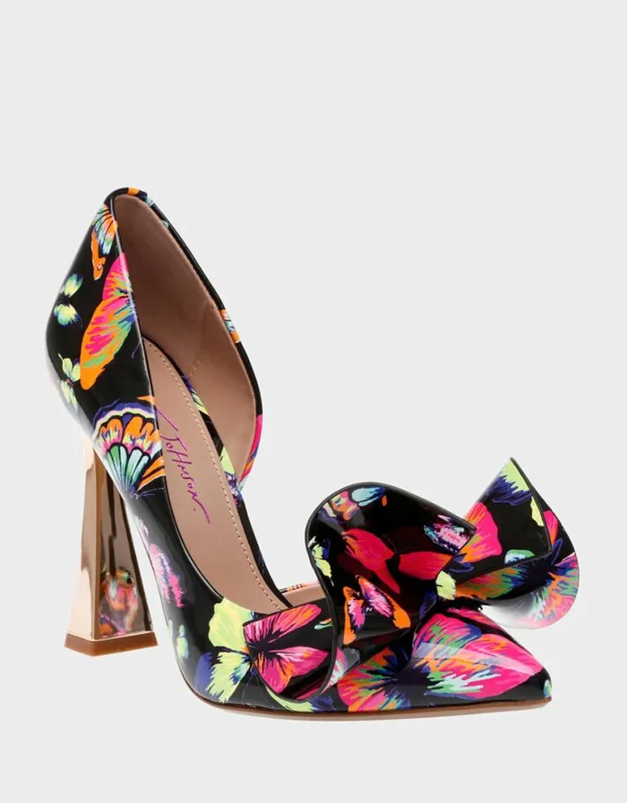Betsey Johnson Women NOBBLEP BLACK BUTTERFLY Black Butterfly