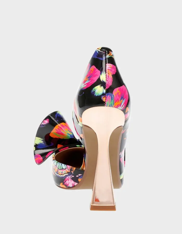 Betsey Johnson Women NOBBLEP BLACK BUTTERFLY Black Butterfly