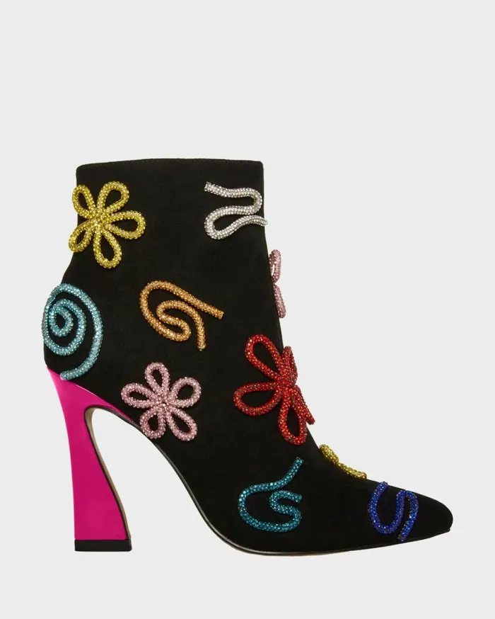Betsey Johnson Women SYLVIA BLACK MULTI
