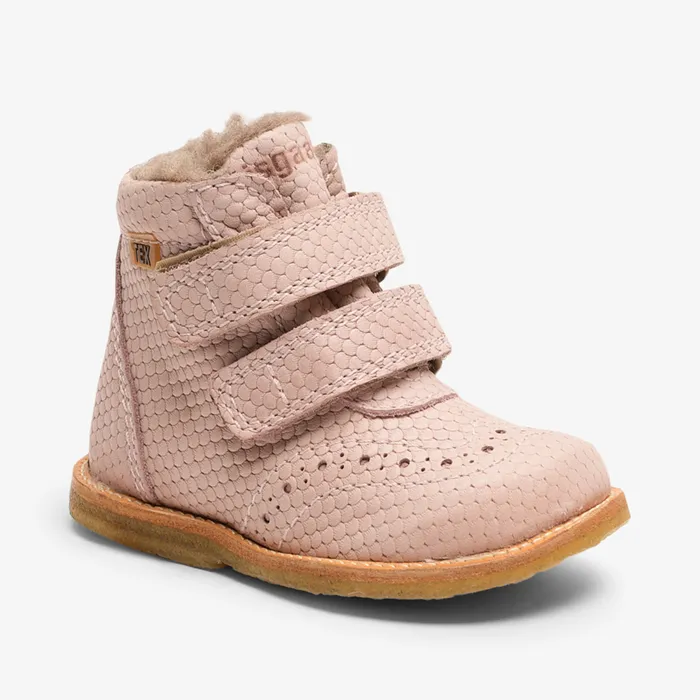 bisgaardshoes ellie v tex rose waves Rose BABY Boots