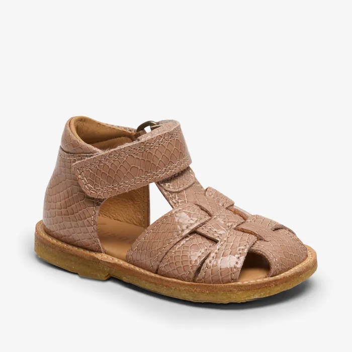 bisgaardshoes Sandals BABY ami camel croco Brown