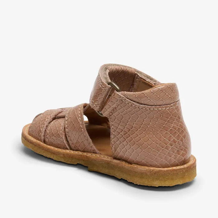 bisgaardshoes Sandals BABY ami camel croco Brown