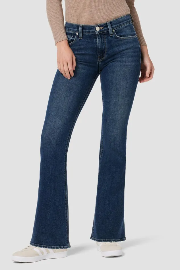 Bootcut Women Hudson Jeans Nico MidRise Bootcut Barefoot Jean Message
