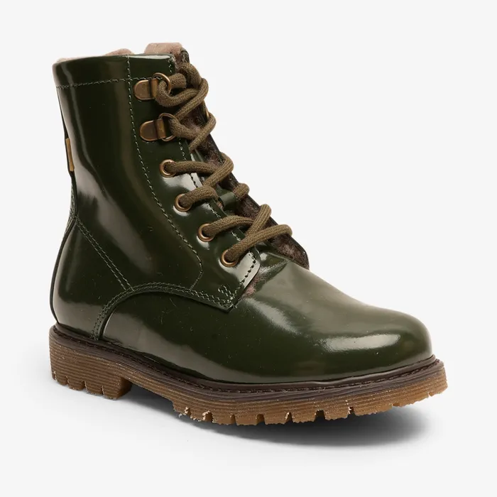 Boots maia tex green polido Green 8211 bisgaardshoes KIDS