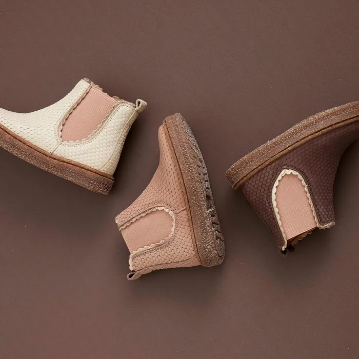 Boots siggi taupe waves Brown 8211 bisgaardshoes KIDS