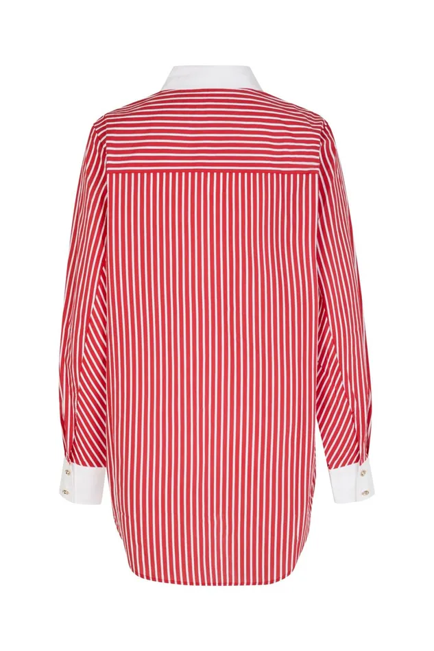 Brenda Shirt 8211 Fiery Red Women Cras Shirts