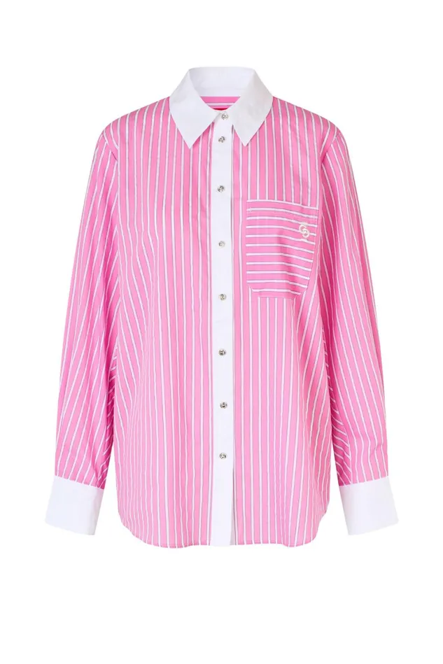 Brenda Shirt 8211 Pink Stripe Women Cras Shirts