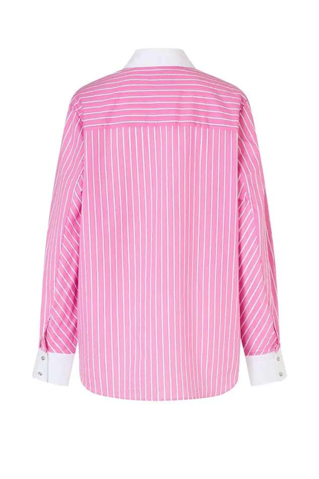 Brenda Shirt 8211 Pink Stripe Women Cras Shirts