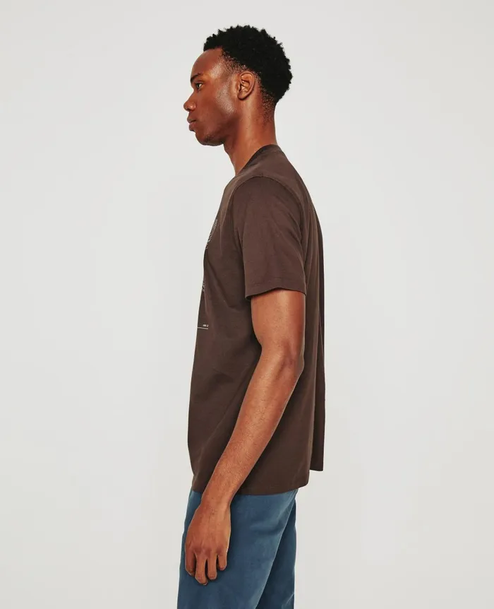 Bryce Crew Journey Antique Brown Men AG Jeans Tees Bryce Crew Journey Antique Brown Men AG Jeans Tees