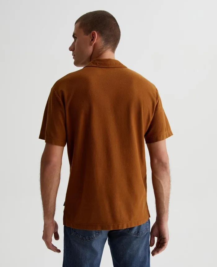 Bryce Johnny Collar Tree Bark Men AG Jeans Polos Bryce Johnny Collar Tree Bark Men AG Jeans Polos