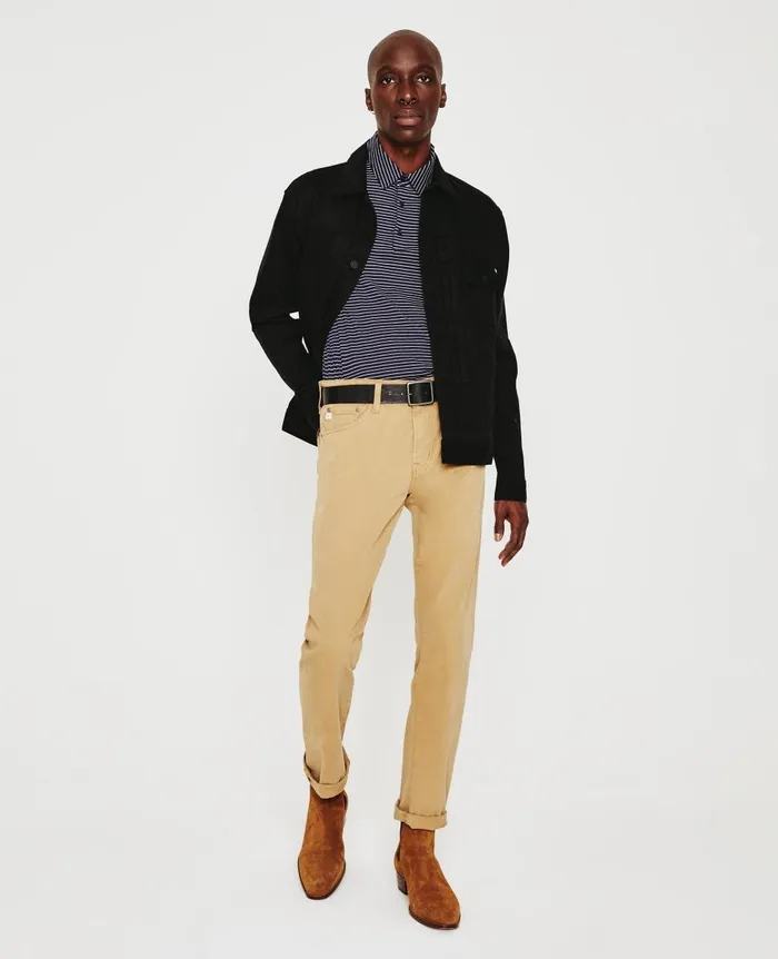 Bryce Polo Deep Aegeantrue White Men AG Jeans Polos Bryce Polo Deep Aegeantrue White Men AG Jeans Polos