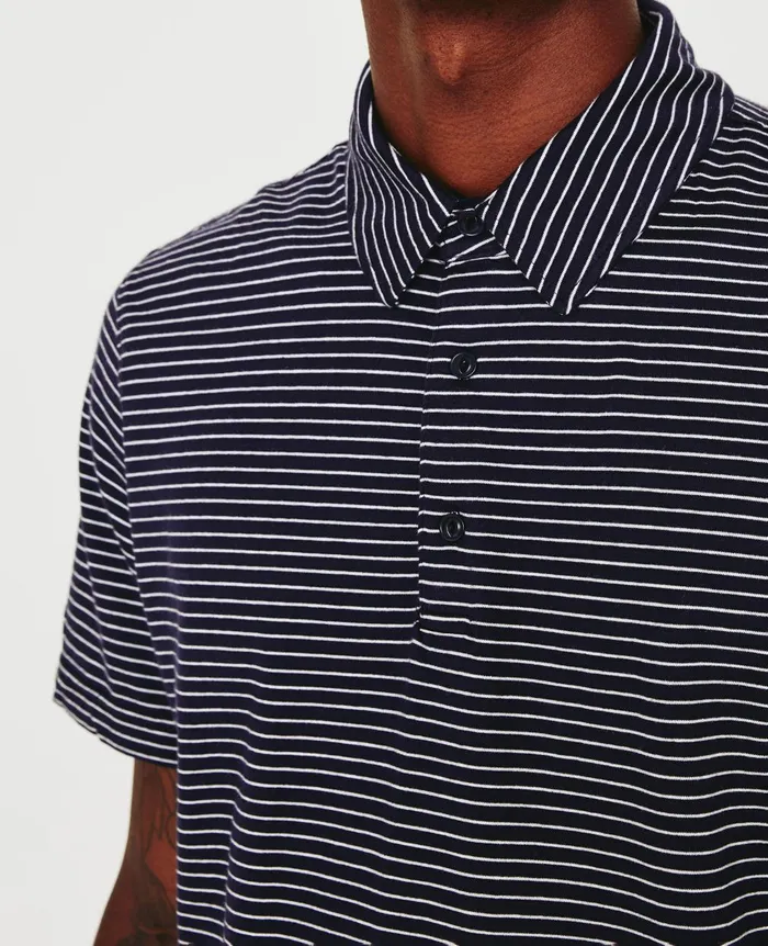 Bryce Polo Deep Aegeantrue White Men AG Jeans Polos Bryce Polo Deep Aegeantrue White Men AG Jeans Polos