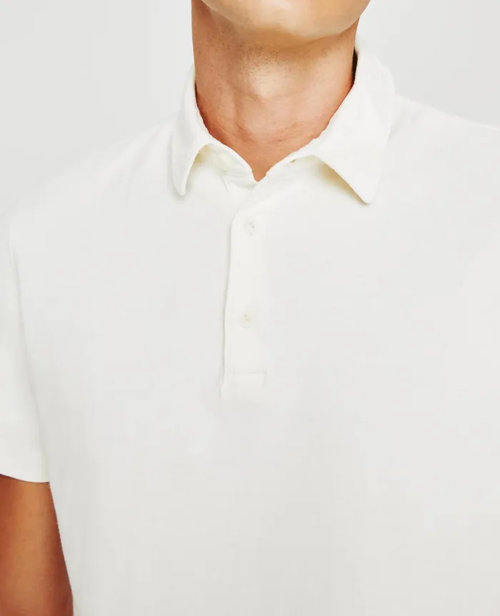 Bryce Polo Ivory Dust Men AG Jeans Polos Bryce Polo Ivory Dust Men AG Jeans Polos