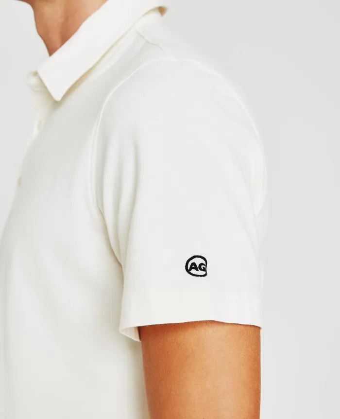 Bryce Polo Ivory Dust Men AG Jeans Polos Bryce Polo Ivory Dust Men AG Jeans Polos