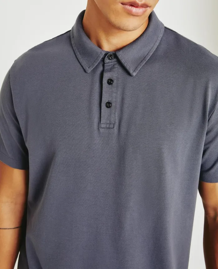 Bryce Polo Slate Sky Men AG Jeans Polos Bryce Polo Slate Sky Men AG Jeans Polos