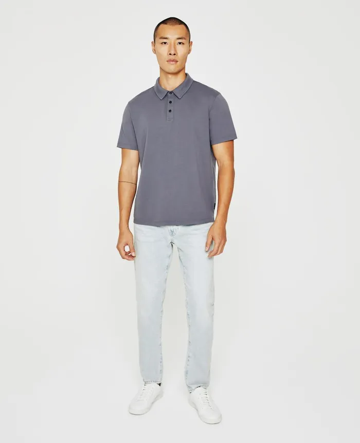 Bryce Polo Slate Sky Men AG Jeans Polos Bryce Polo Slate Sky Men AG Jeans Polos