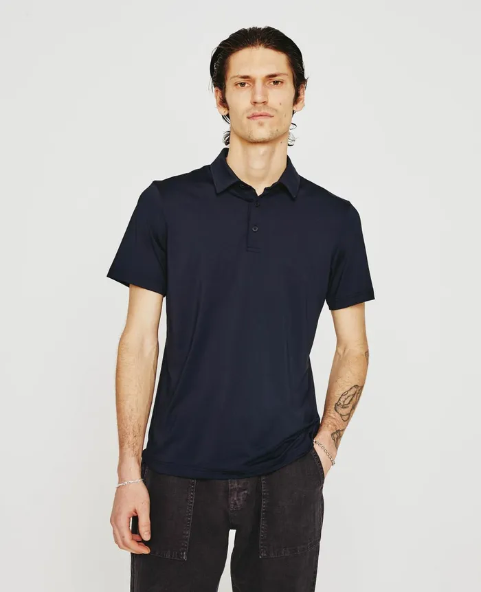 Bryce Polo True Black Men AG Jeans Polos